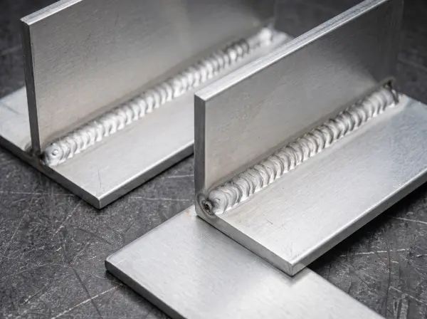 Cordón de soldadura en aluminio